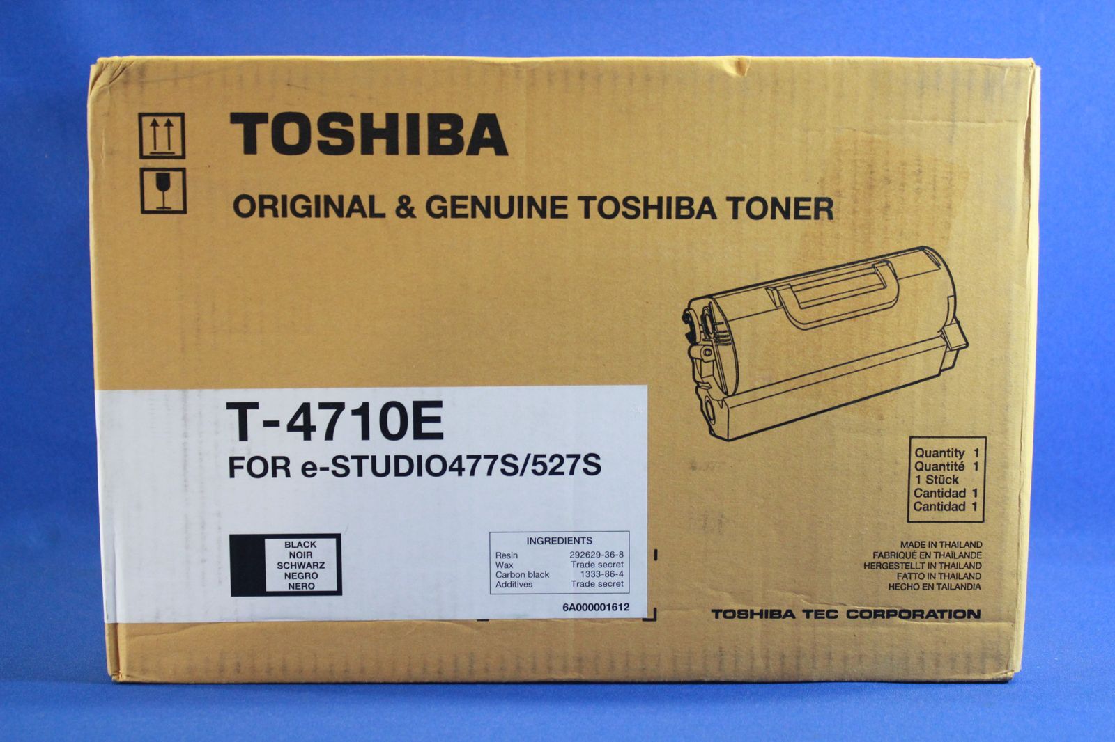Toshiba T 4710E - black - original - toner cartridge - for e-studio 477S. 527S (6A000001612)