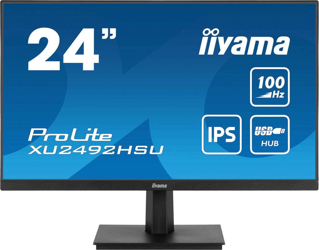 IIYAMA PROLITE XU2492HSU-B6 - LED monitor - 61 cm (238 visible) - 1920 x 1080 Full HD (1080p) @ 100 Hz - IPS