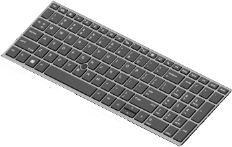 HP L14367-A41 notebook substitute part keyboard (L14367-A41)