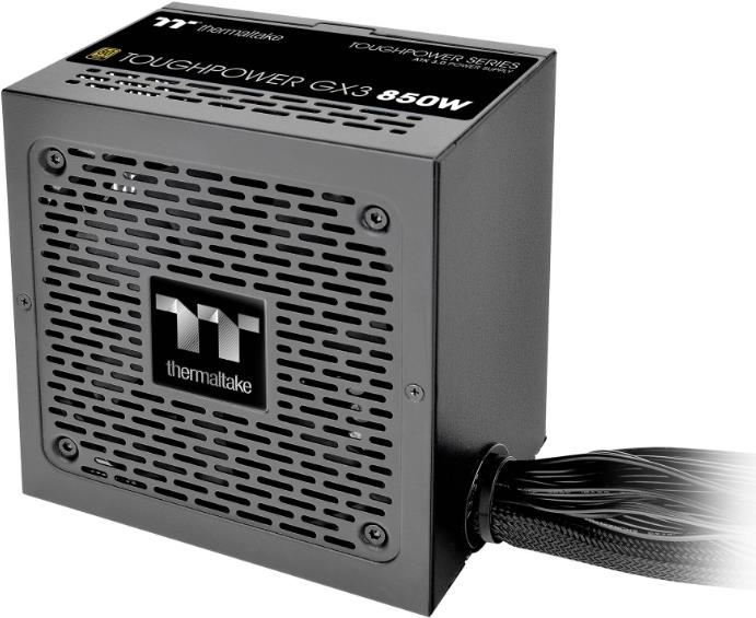 Thermaltake Toughpower GX3 850W black 5x PCIe 850 watt - power supply - ATX - 80 GOLD - 80 plus (PS-TPD-0850NNFAGE-3)