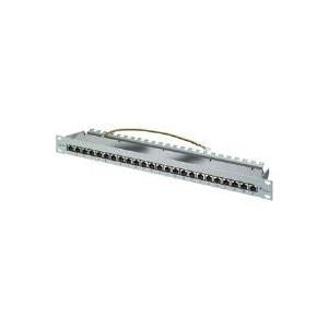 Telegaertner Patch Panel Cat5e 24port RJ45 1HE 48.3cm 48.30cm (19) light gray (26110523)