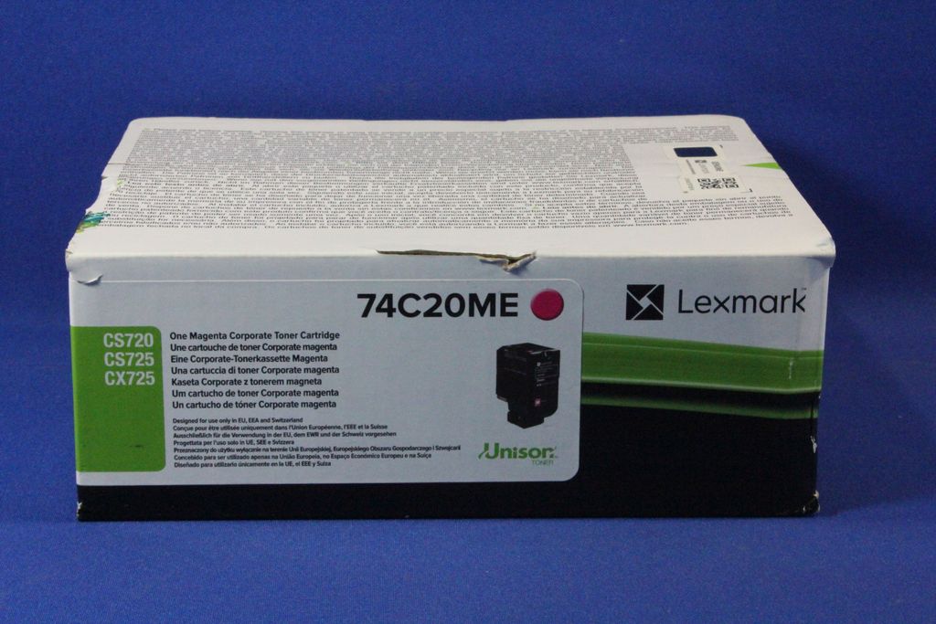 Lexmark - Magenta - Original - toner cartridge LCCP. LRP. Lexmark Corporate - Lexmark CS720DE. CS725DE. CX725DE. CX725DHE (74C20ME)
