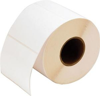 Zebra Label. Paper. 55x38mm. Thermal Transfer. Z-Perform 1000t. Uncoated Permanent Adhesive. 19mm Core (3013758)