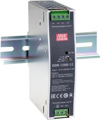 Mean Well DDR-128b-48 power supply \\u0026 voltage converter 120 W (DDR-1220B-48)
