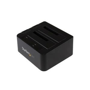 Startechcom USB 3.1 GEN 2 (10GBPS) Dual-Bay Dock for 2535 SATA Drives - memory controller with Data display - - 6.4 cm. 8.9 cm (