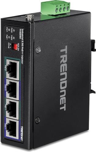 Trendnet Ti-IG290 - Power injector (DIN rail mounting possible) - 25g. Industrial - 95 Watt - output connection 2