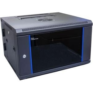 19 wall. 6he. Deep black (RAL9005) back side swiveling. 600 550mm. Ready assembled. With lease. Good Connections (GC-R0012)
