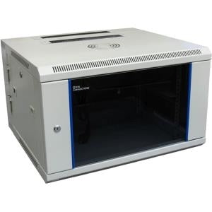 19 wall. 6he. Light gray (RAL7035) back side swiveling. 600 550mm. Ready assembled. With lease. Good Connections (GC-R0009)