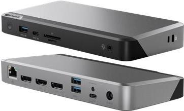 Alogic MX3 Tripledisplay - DockingStation - USB-C - 3 DP    - GIGE - 135 Watt (DUPRMX3-WW)