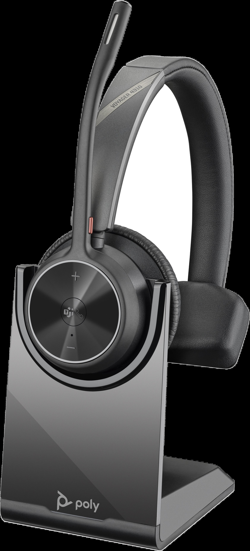 HP poly voyager 4310 - Voyager 4300 Series - Headset - on-ear - Bluetooth - wirelessly wagered - USB-C - - certified F�