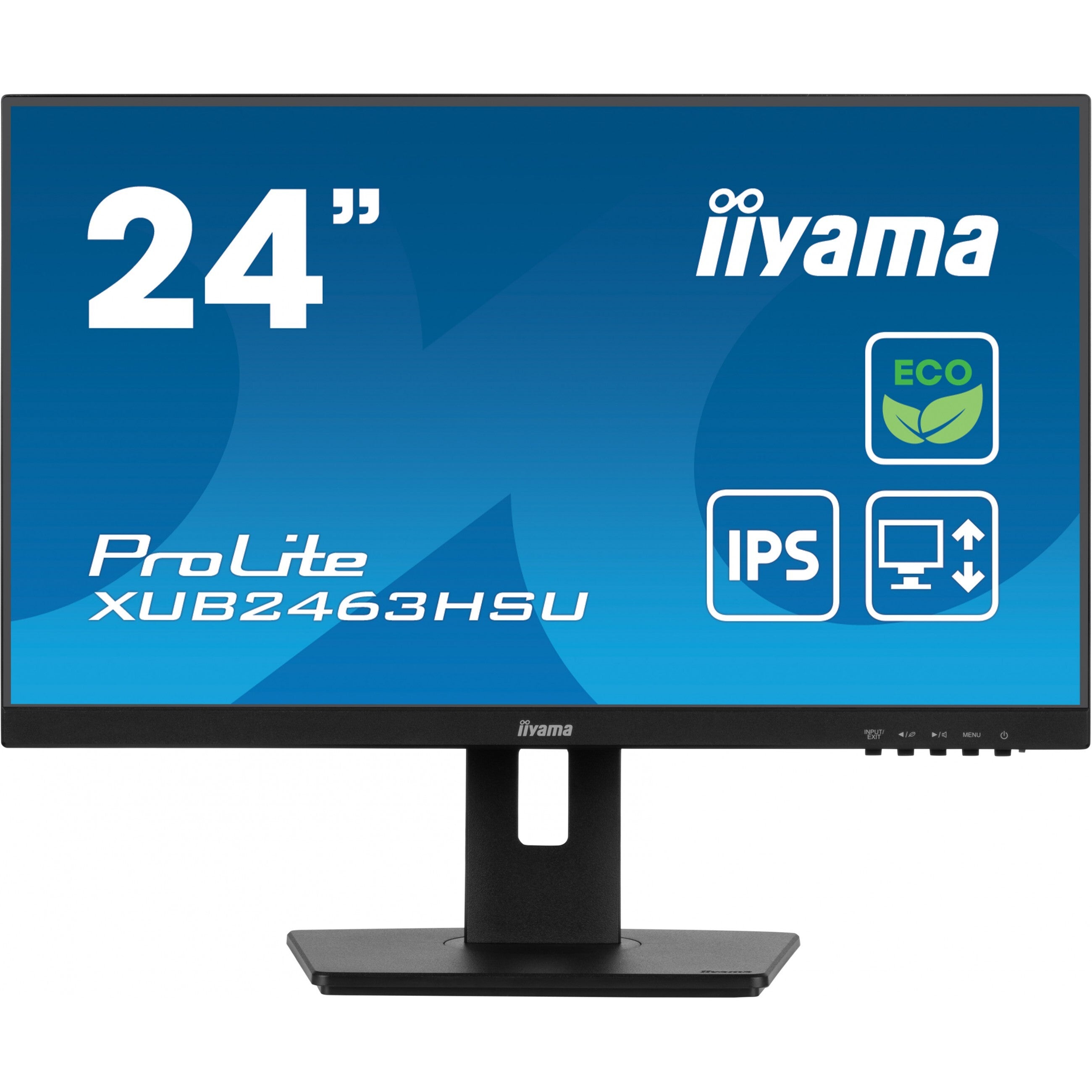 IIYAMA PROLITE XUB2463HSU-B1 - LED monitor - 61 cm (238 visible) - 1920 x 1080 Full HD (1080p) @ 100 Hz - IPS