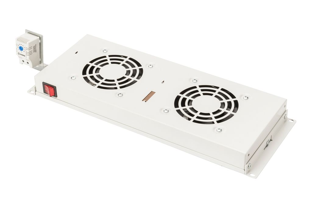 Digitus DN-19 FAN-2-HO - rack - lease kit - 48.3 cm (19) (DN-19 FAN-2-HO)