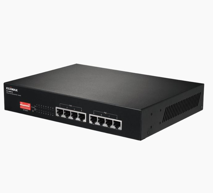 Edimax Switch - Fast Ethernet - 8 ports - 8POE (ES-1008P V2)