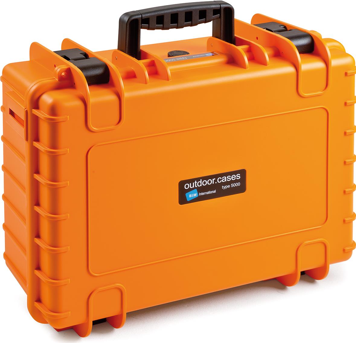 B \\u0026 W OutdoorCase Type 5000 - hard bowl bag for cardanian termination - polypropylene - orange