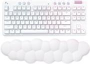 Logitech G G715 - keyboard - ten keyless - backlight - Bluetooth. Lightspeed - Qwerty - International - key switch tactile - white (920-010465))
