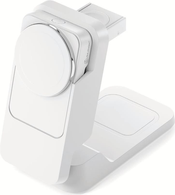 Alogic Matrix Ultimate - Wireless charging - 3-in-1. With MAGSAFE     AC power supply - 15 watt - 3 A - Fast Charge. PD - -