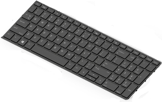 HP Premium - replacement keyboard notebook - backlit - Netherlands (L01027-B31)