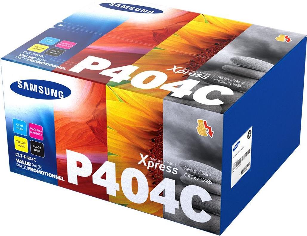 HP INC Samsung CLT-P404C - 4-pack - black. Cyan. Magenta - - - toner cartridge (SU365A) - F�r Samsung CLX-3302. 3303