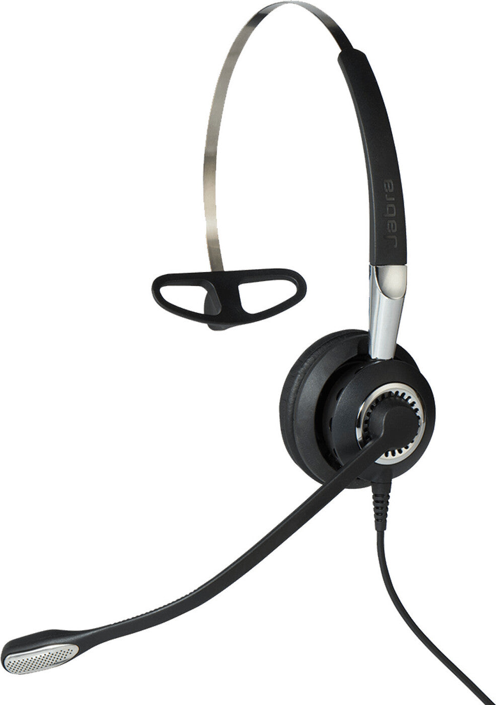 JABRA BIZ 2400 II mono 3in1 type 82. noise cancelling microphone arm freespine (�Berkopfb�gel. Neck bend. Ear hooks) one -eared. NOISE CANCELING (2406