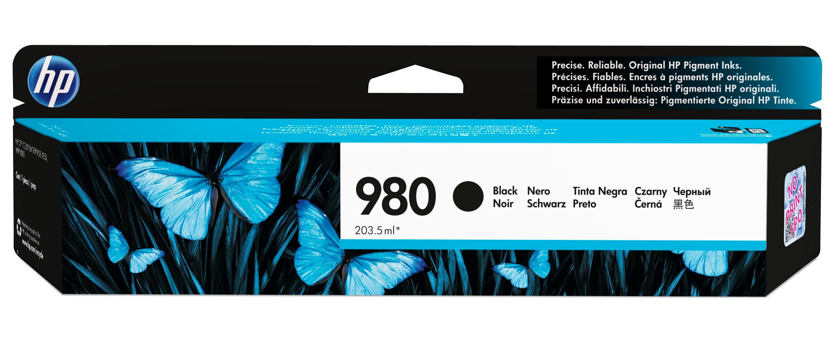 Hewlett-Packard HP 980 - pigmented black - original - ink cartridge (D8J10A)
