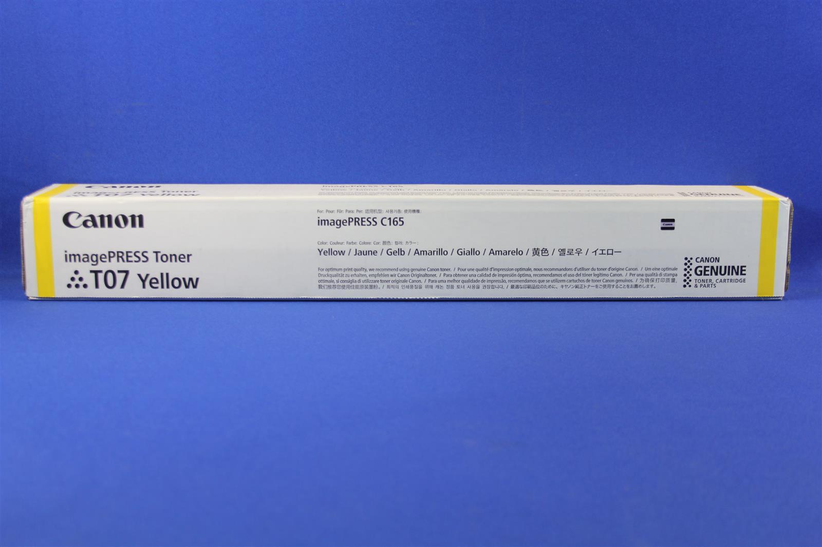 Canon cartouche toner T07 Jaune IPC165 (3644c001aa)