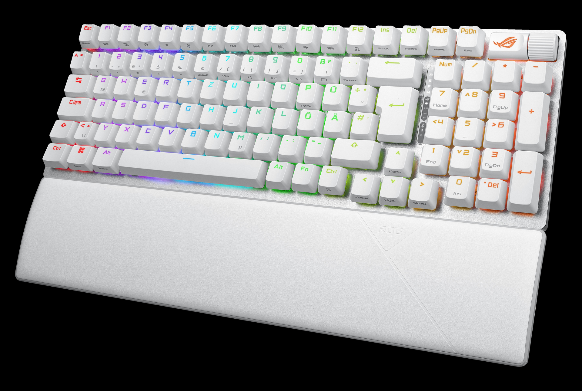 ASUS ROG STRIX SCOPE 96 - keyboard - 96% - backlit - wireless - USB. 24 GHz. Bluetooth 51 - key switch ROG NX (hot-