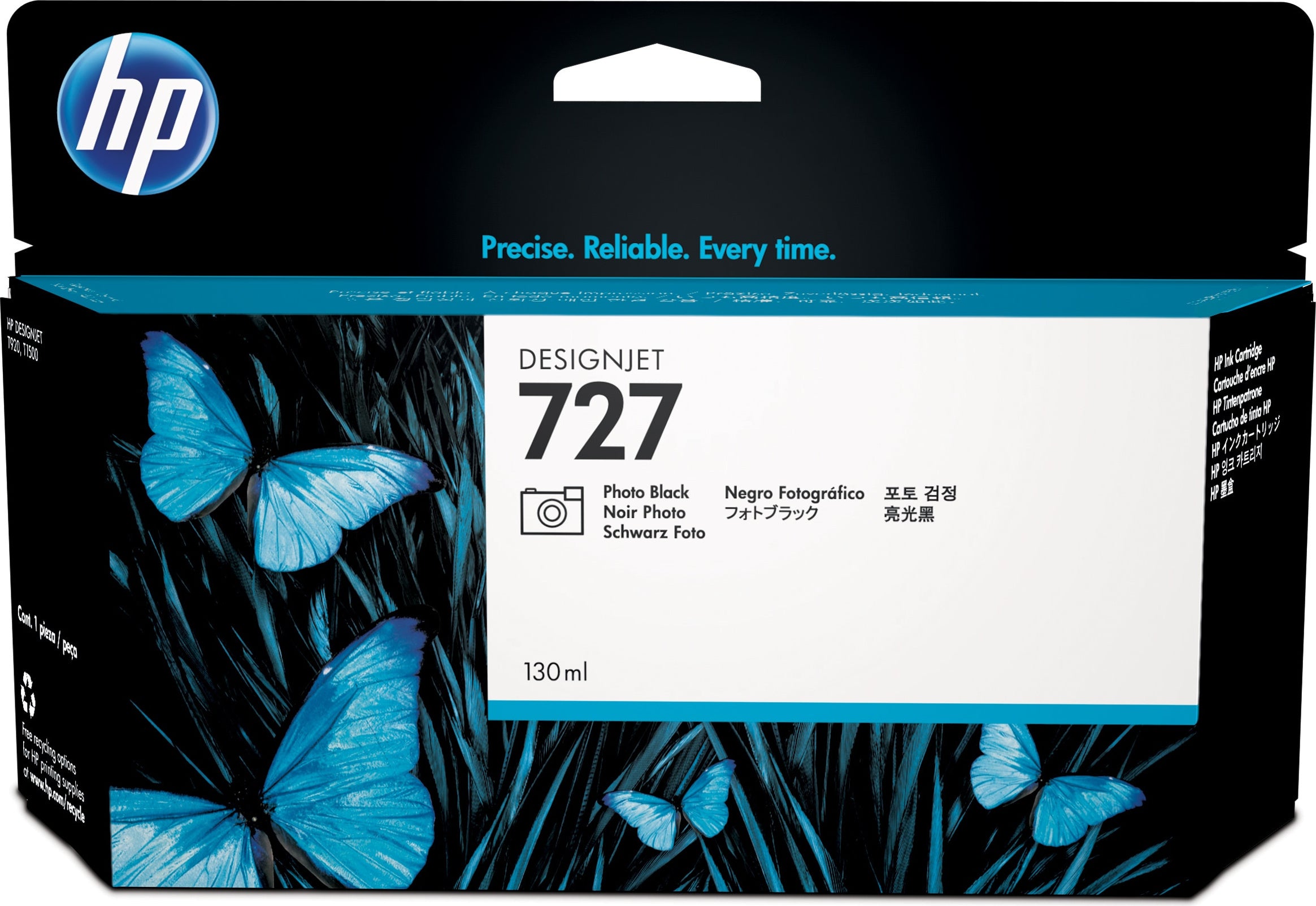 HP ink 727 - photo check - capacity 130ml (B3P23A)