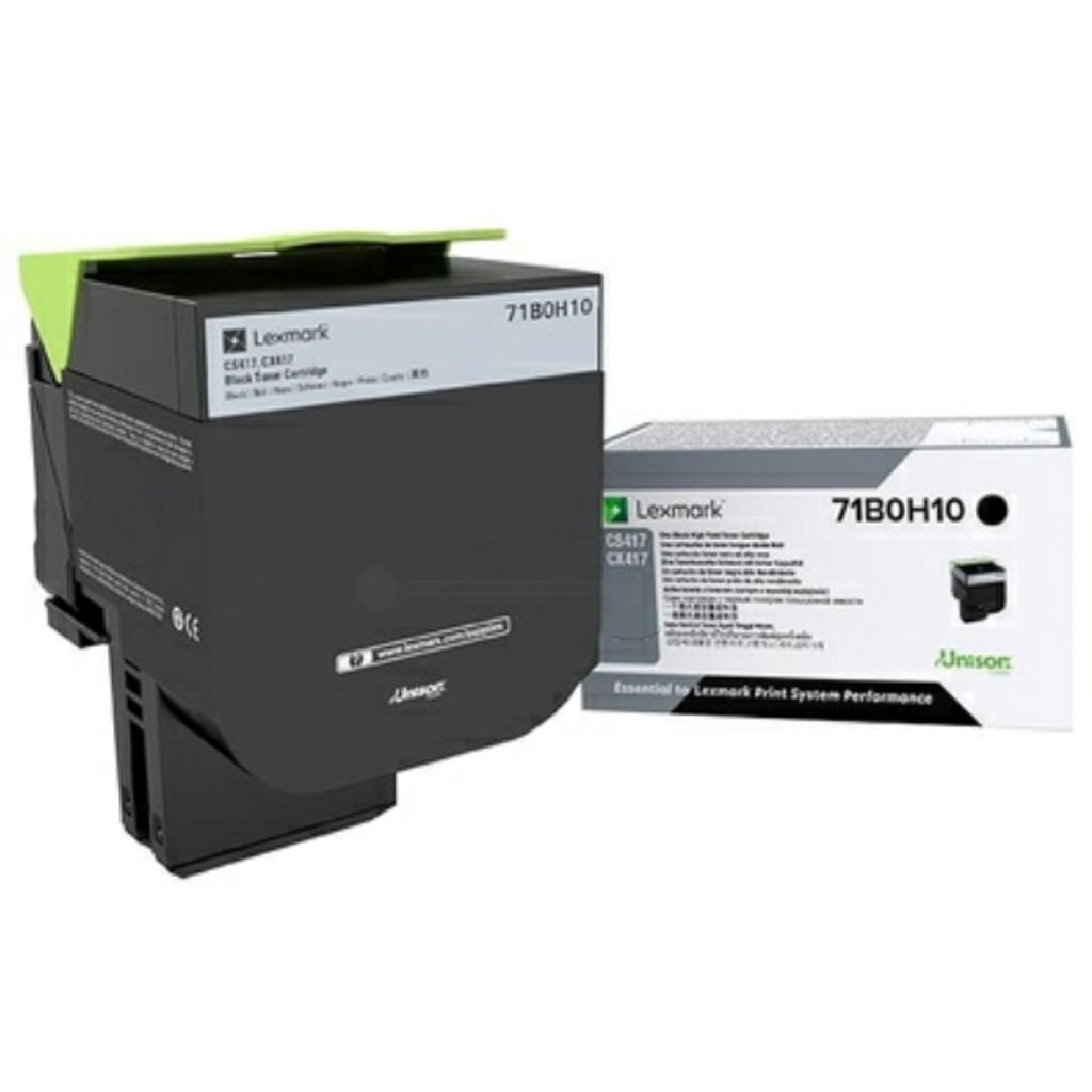 Lexmark x417 - high yield - black - original - toner cartridge LCCP. LRP - LEXMARK CS417DN. CS517DE. CX417DE. CX517DE