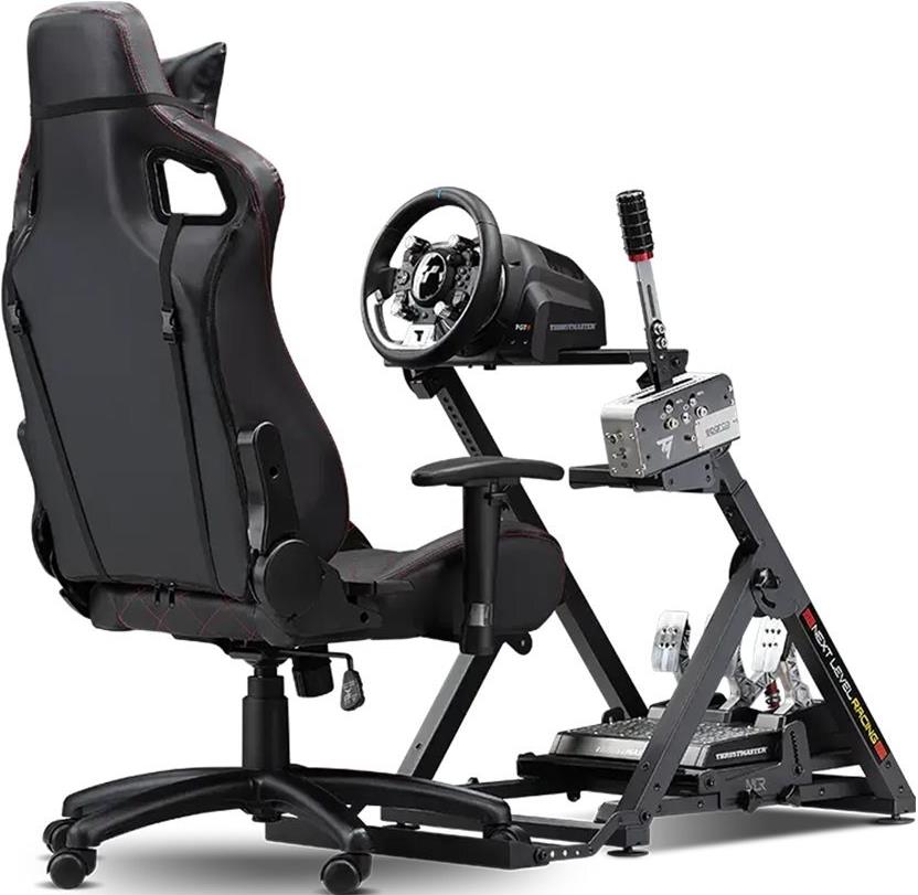 Next Level Racing Wheel Stand 20 - steering wheel pedal frame F�R racing simulator - carbon steel (NLR-S023)