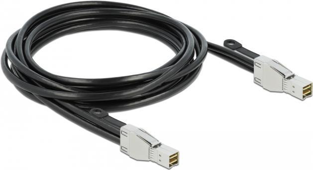 Delock - external SAS cable - 32GBITS - SAS HD (SFF-8674) (m) to mini SAS HD (SFF-8674) (m) - 3