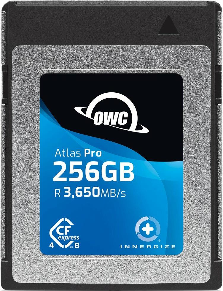 OWC ATLAS PRO - 256 GB - CFEXPRESS - 3650 MBS - MBS - protection before electrostatic discharge (ESD) - impact-resistant - shock resistant - UV-order.