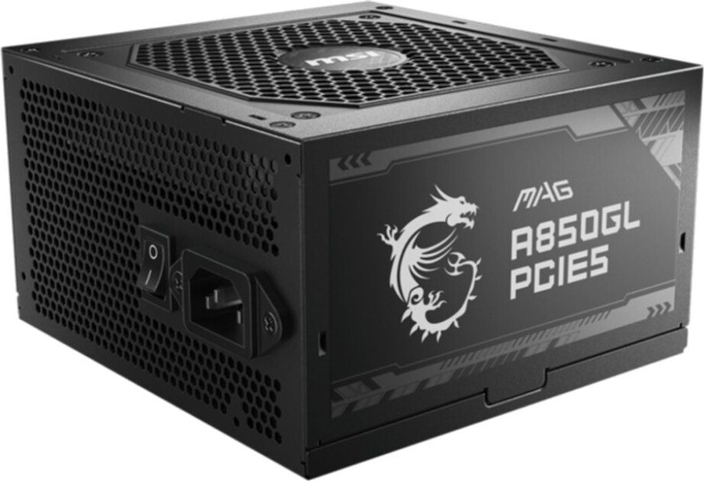 MSI MAG A850GL PCIE5 850 W 20 4 PIN ATX ATX black (306-7ZP8A1-CE0)