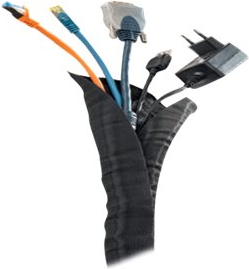 Hagor KS Self Wrap - cable hose - 25 m - black