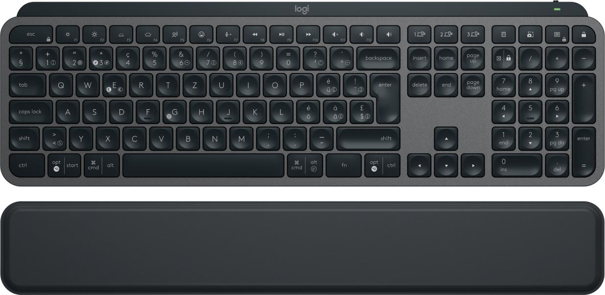Logitech MX Keys S Keyboard RF Wireless     Bluetooth Qwertz Switzerland graphite (920-011573)