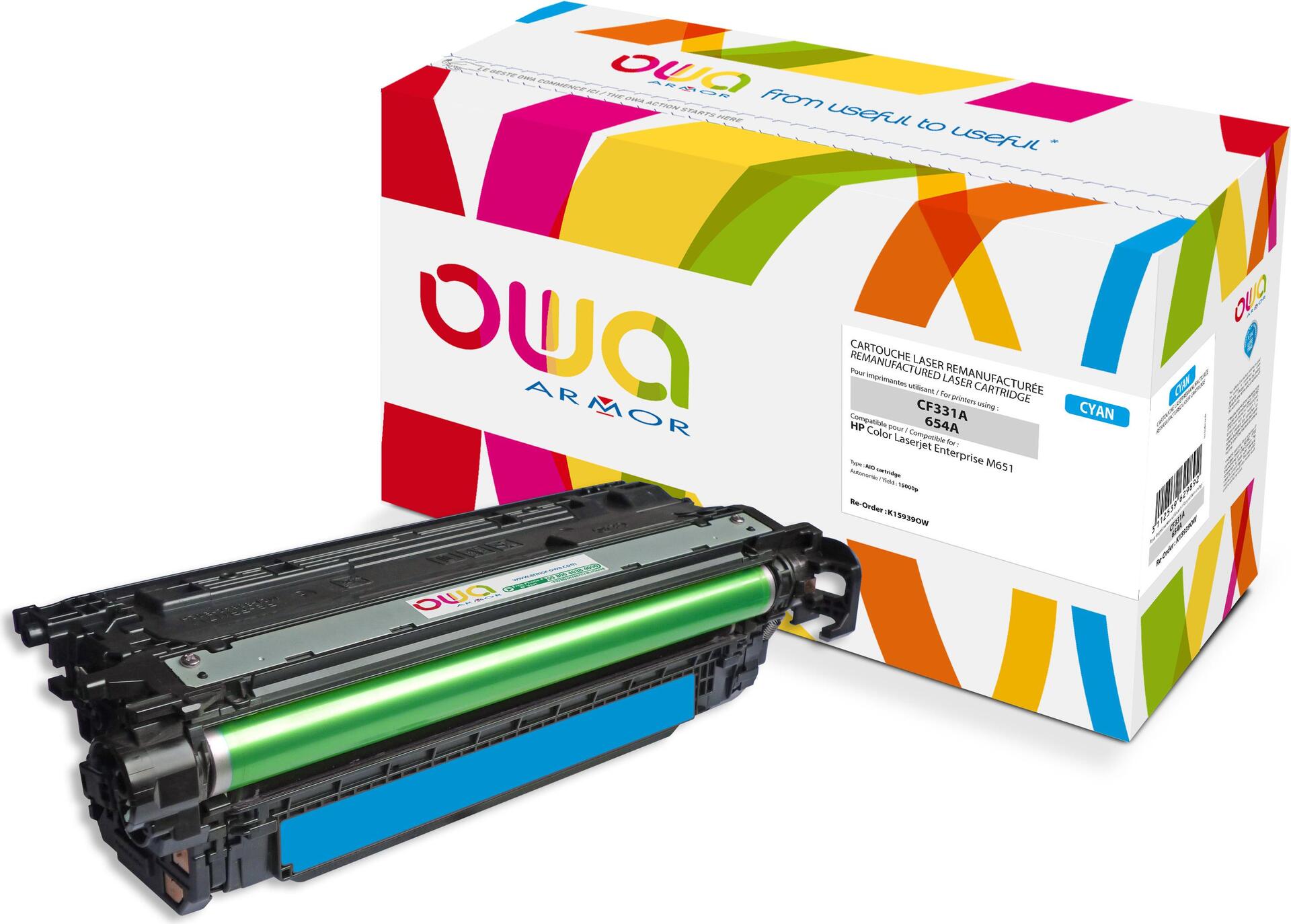 OWA Toner KOMT HP CF331A cyan (K15939ow)