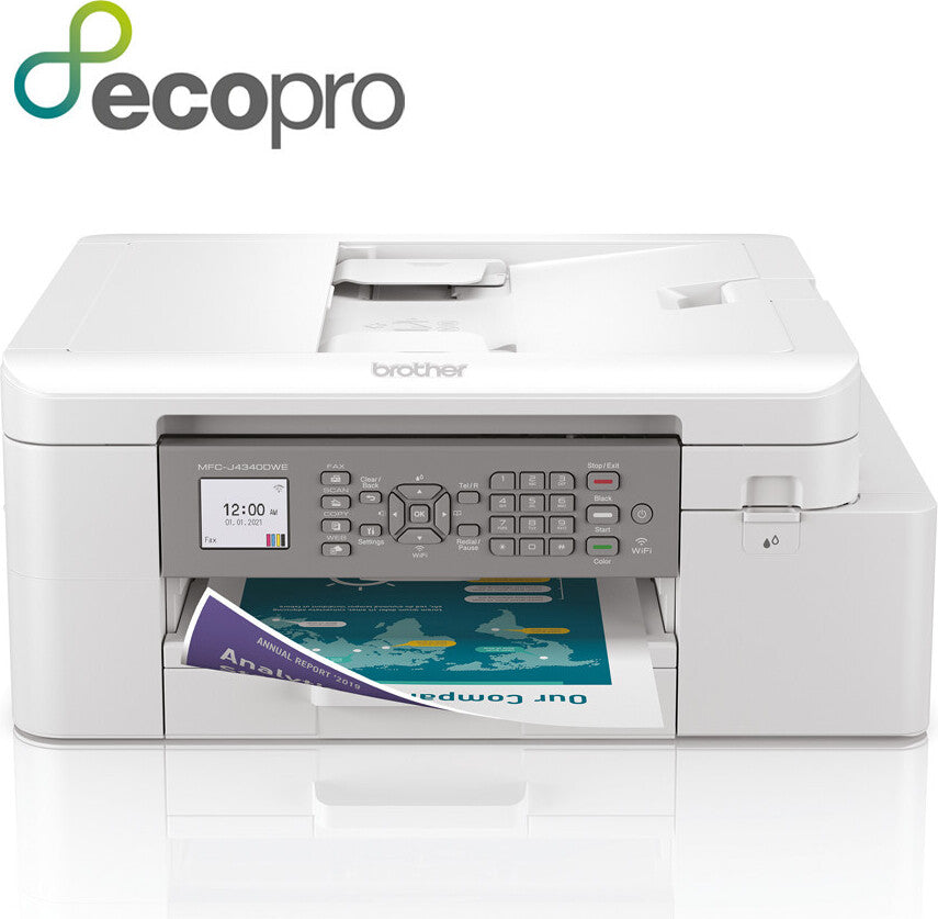 Brother MFC-J4340DWE - multifunction printer - color - ink beam - A4Legal (media) - to 13 page min (copy) - to at 20 page min (print) 150