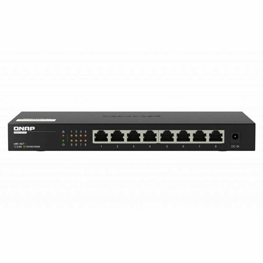 QNAP QSW-11108-8T - Switch - Unmanaged - 8 x 10100100025G - desktop
