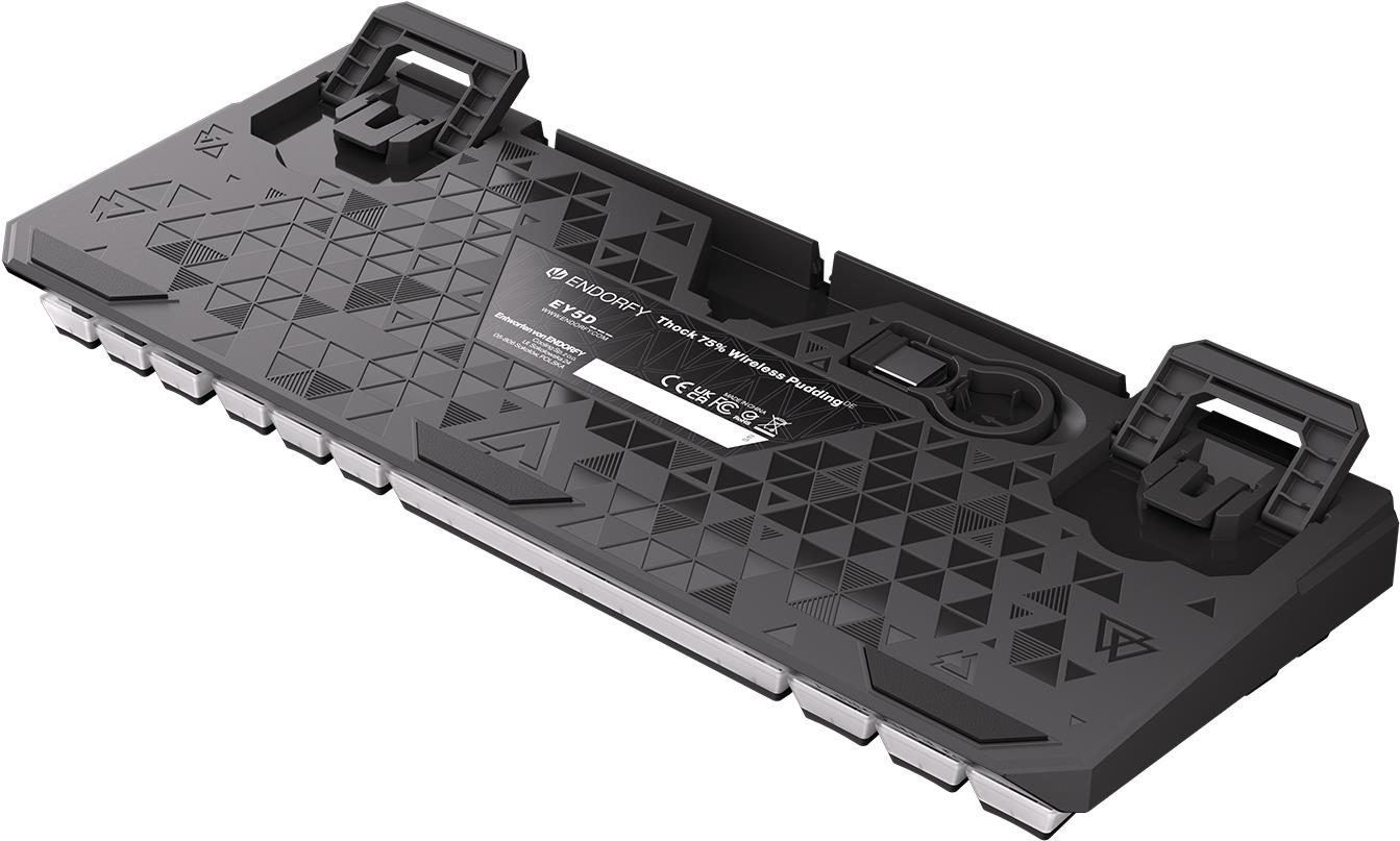 Endorfy Thock 75% keyboard RF wireless     USB QWERTZ German black (EY5D019)