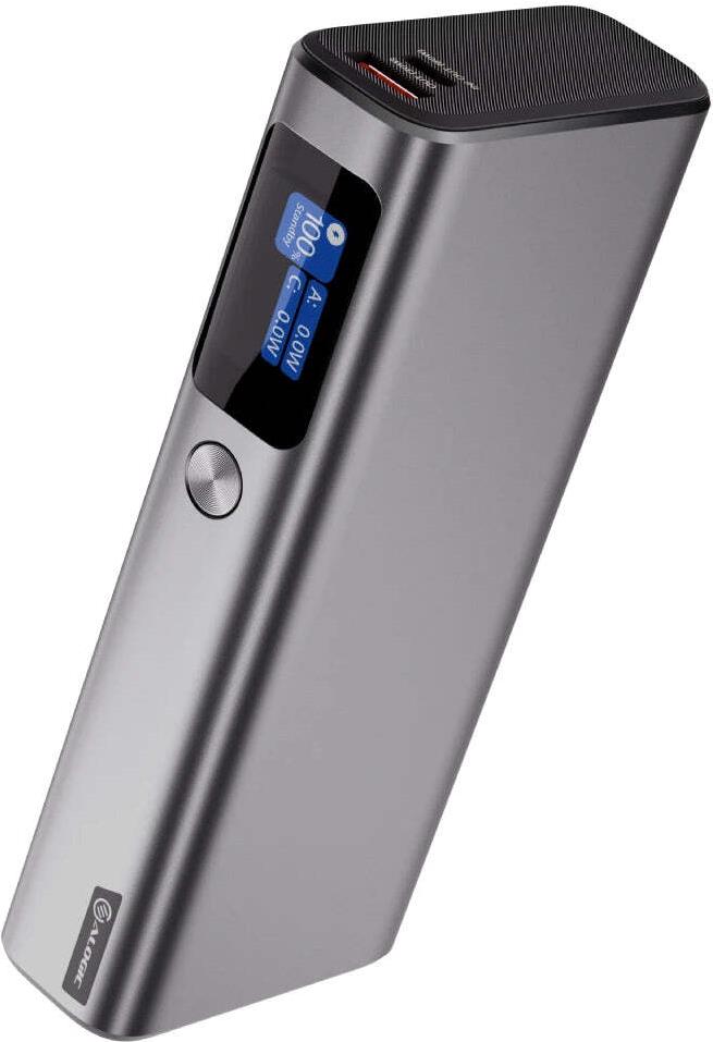 Alogic Ruck - Powerbank - 20000 MAh - 130 Watt - 3 3 Outside connection points (24 pin USB-C. USB) - silver. Black (R20KPB130W)
