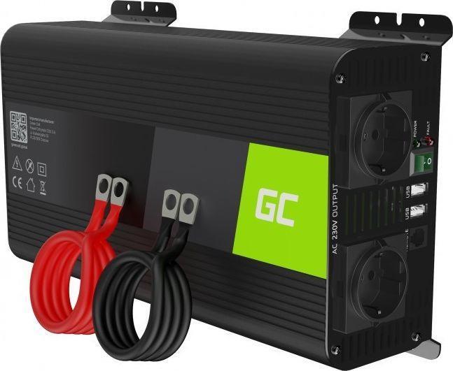 Green Cell Pro - inverter DC) in AC - 12 V - 2000 watts - output connection 2 - black (InvGC09)