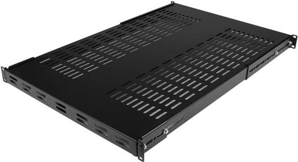 Startechcom Server Rack Shelf - 1U - Adjustable Mount Depth - Duty Rack - Shelf - Black - - 483 cm (19) - F�R PN