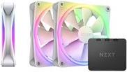 NZXT FAN RF-D12TF-W1 F120 RGB 3x120mm FDB 4-PIN PWM White Ratail (RF-D12TF-W1)
