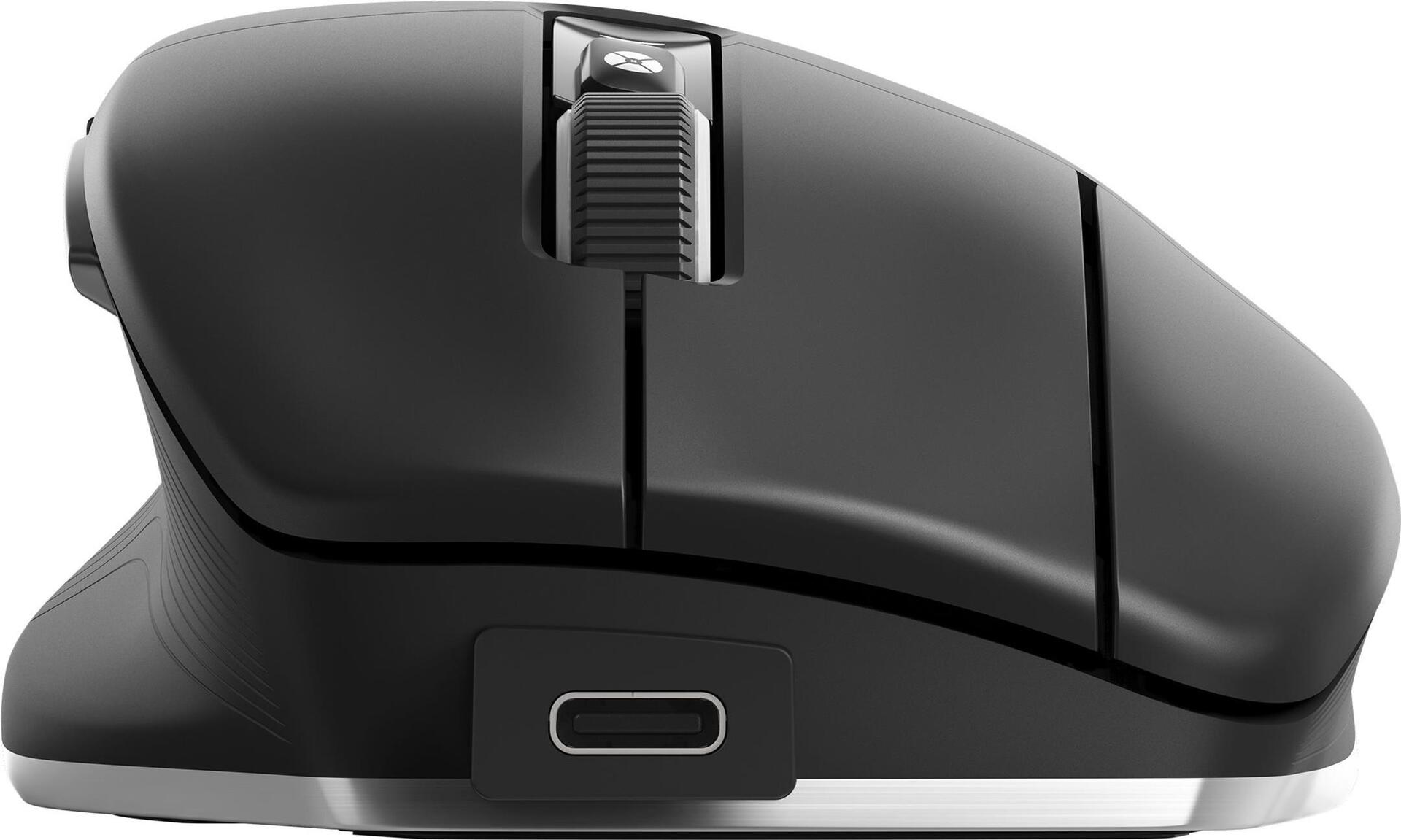 3DCONNEXION CADMOUSE PRO Wireless LEFT - Mouse - ergonomic - left-wing - 7 buttons - wireless - Bluetooth. 24 GHz. USB-C - Wireless