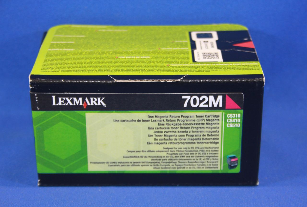 Lexmark 702m - Magenta - Original - Toner patron LCCP. LRP - LEXMARK CS310N. CS410DTN. CS410N. CS510DE. (70c20m0)