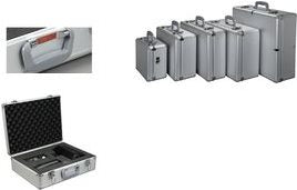 Alumaxx multifunctional case Stratos IV. Silver Aus Aluminum. For storage and for transport techni- (45138)