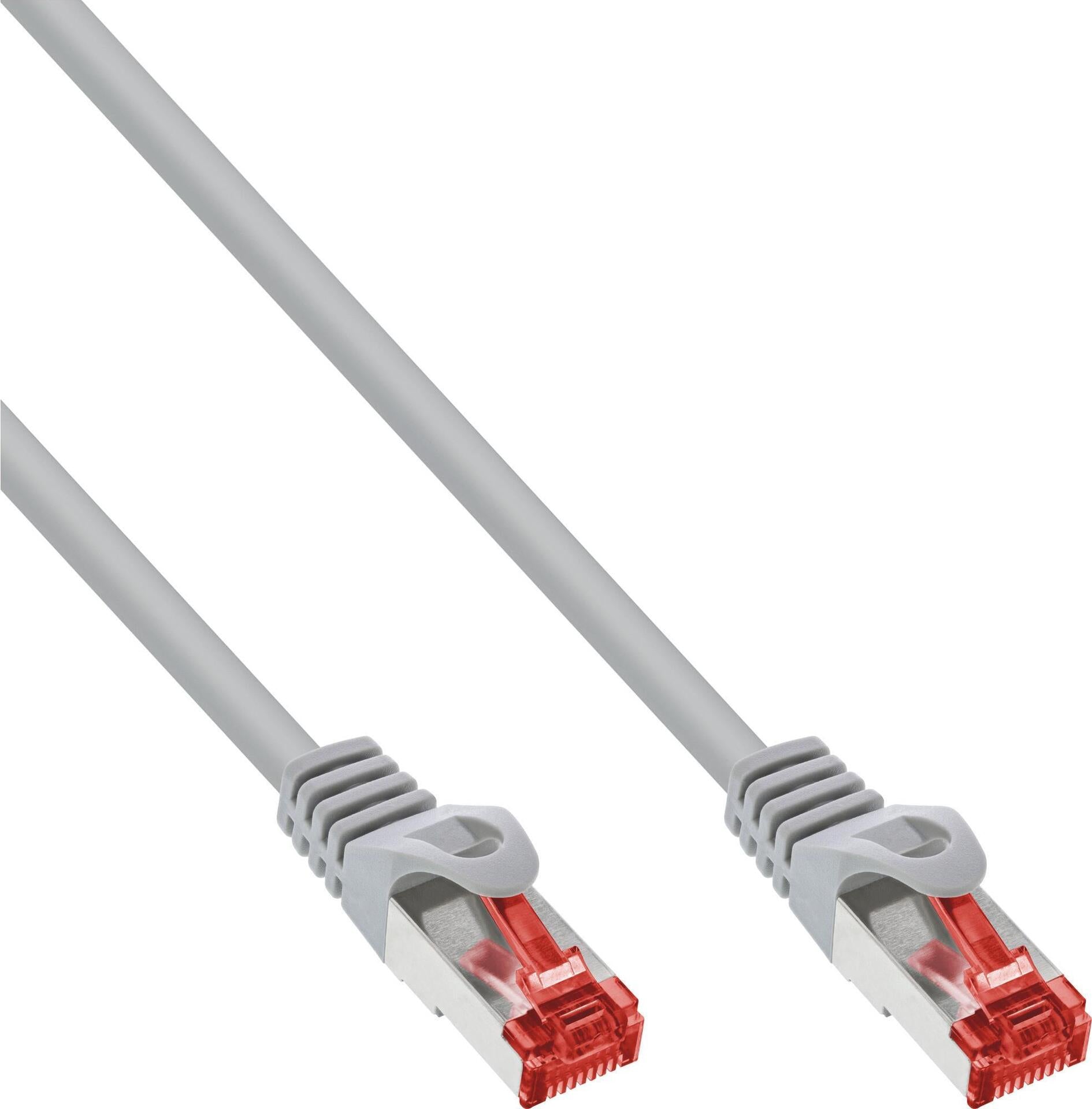 25er Bulk pack patch cable - SFTP (PIMF) - CAT6 - 250MHz - PVC - copper - gray - 5m (B-76405))