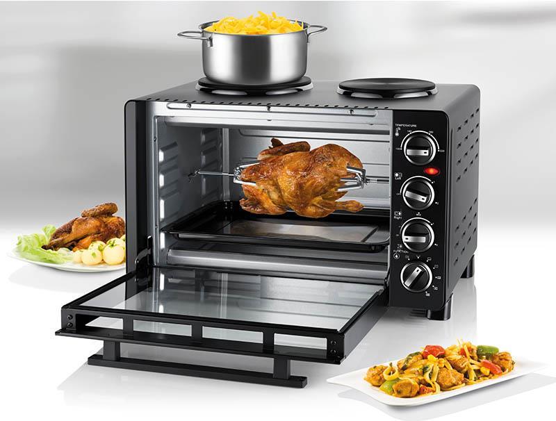 Unold 68885 K�chenherd free -standing cooker black ceramics (68885)