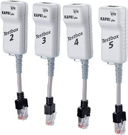 BTR testbox set 1 plus 2-5 f kapri plus cabling tester F Kapri plus cabling window (130671-e)