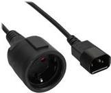 30er Bulk pack network adapter cable - cold-rated C14 on protection contact socket - F�R USV - 1M (B-16659A))