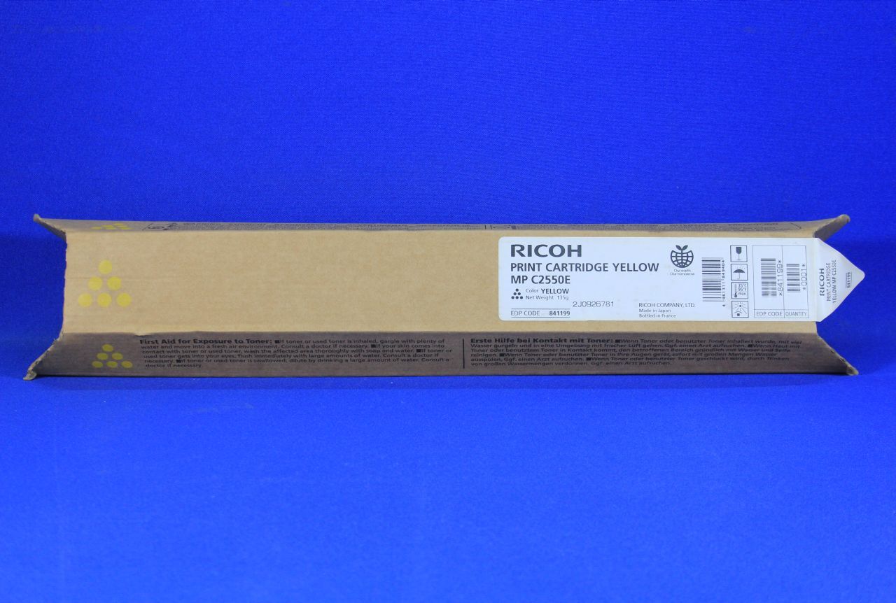 841199 Ricoh MPC2030 Toner YEL 5500Pages Type C2550 (841199)